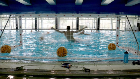 Piscina del CAR de Sant Cugat del Vallès, en una imatge d'arxiu