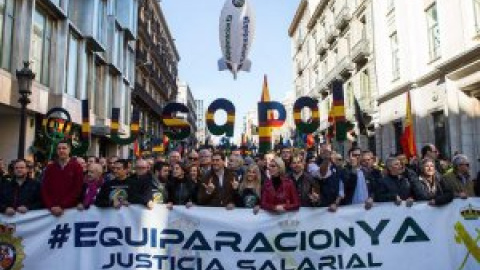 PP y C's se apuntan a la marcha policial por la equiparación salarial tras años de oponerse