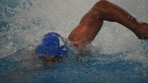 Eduardo Blasco durante una competición