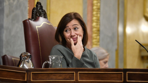 La presidenta del Congreso, Francina Armengol, durante una sesión plenaria, en el Congreso de los Diputados, a 28 de mayo de 2024, en Madrid.