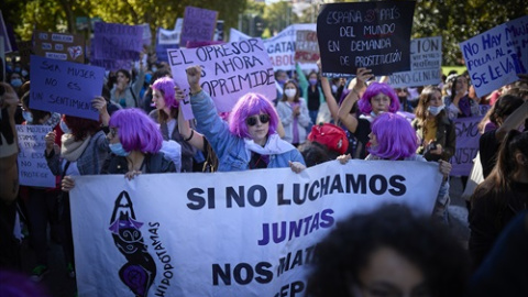 24/11/21. Se han convocado manifestaciones feministas por toda España con motivo del 25N