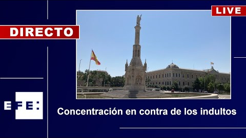 Así ha sido la concentración en la Plaza de Colón