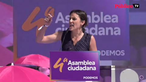 Irene Montero se compromete a llevar la ley del solo sí es sí al Congreso antes de que acabe el verano