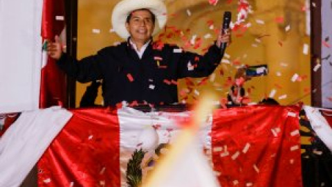 Castillo se declara vencedor de las elecciones presidenciales en Perú