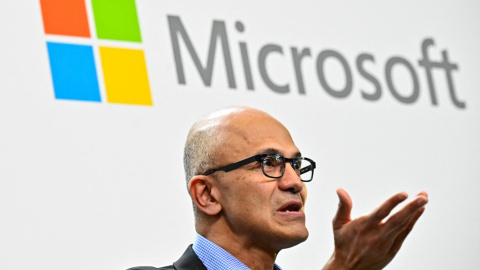 El CEO de Microsoft, Satya Nadella a 27 de febrero de 2019 en Berlín.