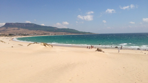 Playa de Bolonia, en Cádiz, considerada la segunda mejor de España.