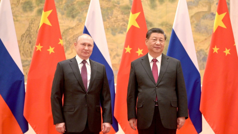 25/02/22. El presidente chino, Xi Jinping durante una cumbre en Pekín (China) con Vladimir Putin, a 4 de febrero de 2022.