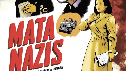 Contraportada del cómic 'Mata nazis', de Amazing Améziane.