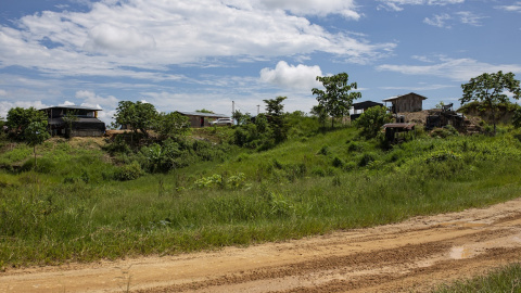 Estado de la carretera en San Francisco, en el departamento de Antioquia, región del Magdalena Medio