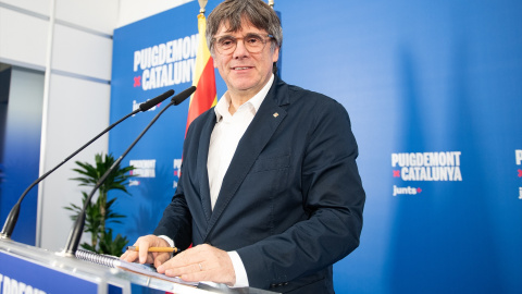 El candidato de Junts a la Generalitat de Catalunya, Carles Puigdemont en una imagen de archivo.