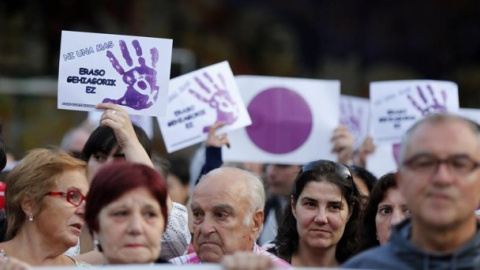 24/09/2019 - Una concentración contra la violencia machista en Rekalde (Bilbao). EFE