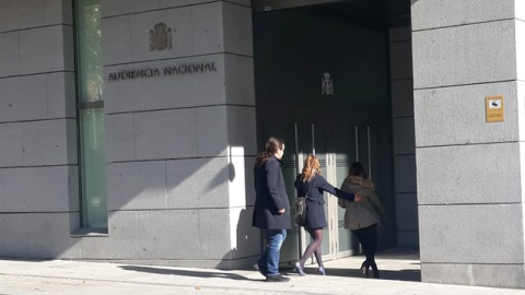 Pablo Iglesias entrando en la Audiencia Nacional. /EUROPA PRESS