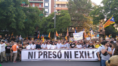 "Ni presó ni exili", criden desenes de milers de persones als carrers de Barcelona