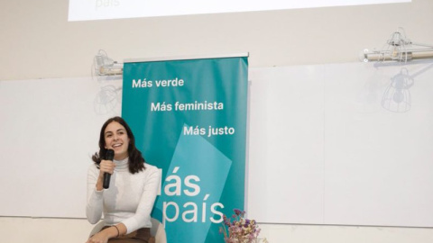 Rita Maestre en la presentación de la campaña de Más País / Más País