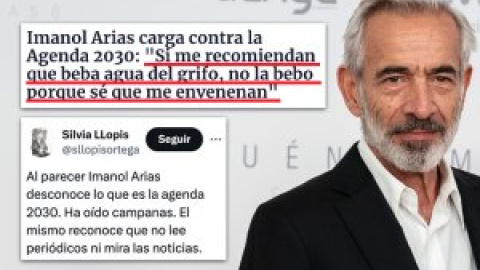 "Imanol Arias es el nuevo Miguel Bosé": los disparates del actor sobre la agenda 2030 y "el chip"