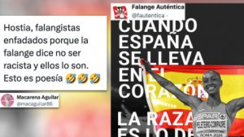 El tuit sobre Ana Peleteiro que nadie se esperaba: "Falangistas enfadados porque la Falange dice no ser racista y ellos sí. Poesía"