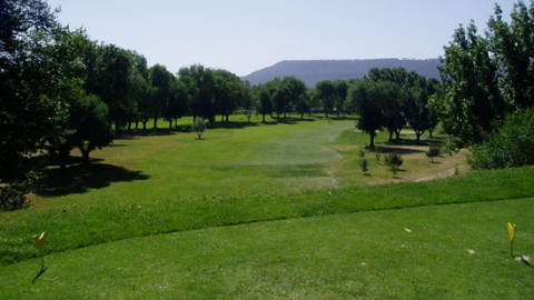 Imagen del campo de golf de la Base Aérea de Torrejón de Ardoz (Madrid), de uso restringido para militares e invitados MDE