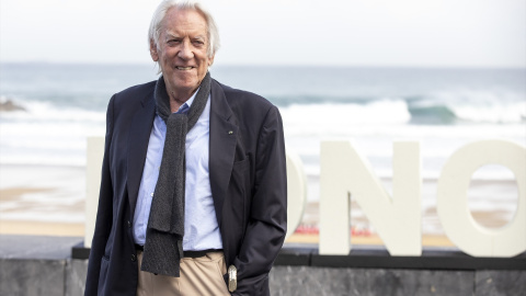 El actor canadiense Donald Sutherland en el Festival de San Sebastián en 2019.