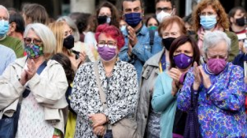 Unas 400 personas claman contra la violencia machista en Valladolid