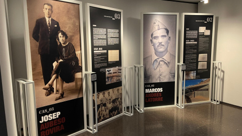 Inauguración de la exposición ‘¿Dónde están?: 85 años de exhumaciones de fosas comunes de la Guerra Civil en Catalunya’.