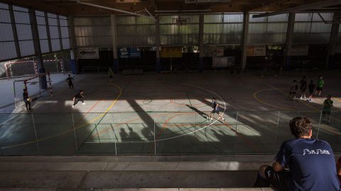 Pista deportiva donde entrena el equipo