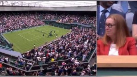 Emocionante ovación en Wimbledon a la cocreadora de la vacuna Oxford/AstraZeneca