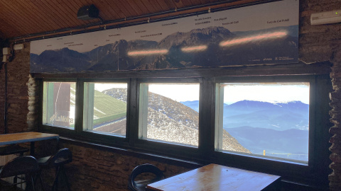 Mirador del Niu de l'Àliga, al Berguedà.