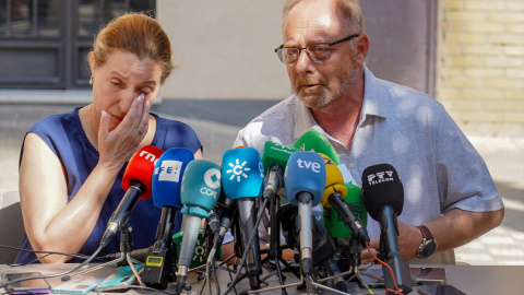 Los padres de Marta del Castillo, en rueda de prensa sobre la condena por falso testimonio a Francisco Javier García, conocido como el Cuco