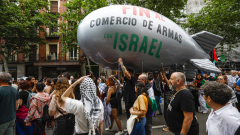 Marcha del Orgullo Crítico de Madrid, que ha denunciado el genocidio de Israel contra Gaza.