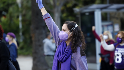 Concentración, baile feminista y lectura de manifiesto por el 8M, día internacional de la Mujer.