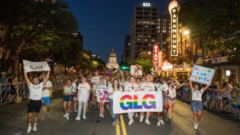 Desfile del orgullo de Austin el 10 de agosto de 2019 en Austin, Texas.