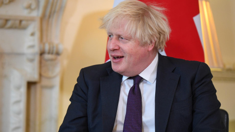 Boris Johnson, primer ministro del Reino Unido, 03 de diciembre de 2021.