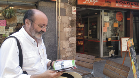 El professor de la UAB Xavier-Giró, a Sant Cugat del Vallès. / AF.