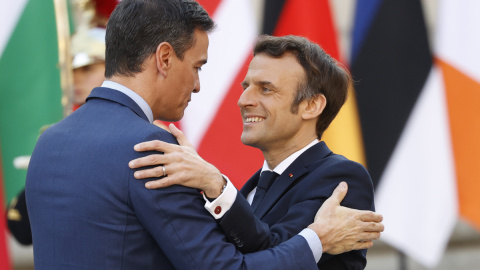 macron y Sánchez