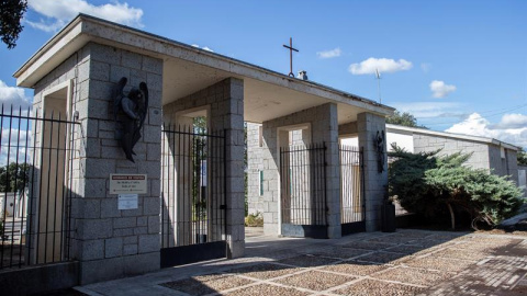 21/10/2019 - Vista del cementerio de Mingorrubio en Madrid donde el dictador español Francisco Franco (1892-1975) será enterrado tras su traslado del Valle de los Caídos./ EFE (Rodrigo Jiménez)