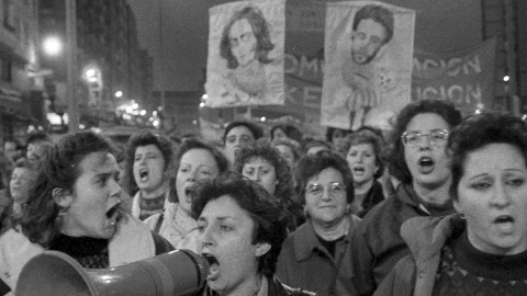 Manifestación de las trabajadores de IKE