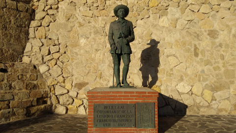 Las propuestas para retirar la estatua de Franco en Melilla se remontan a 2009. / Rosa Soto