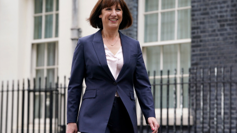 Rachel Reeves en Downing Street, a 5 de julio de 2024.