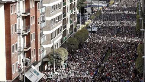 Manifestación por el caso Altsasu. EFE