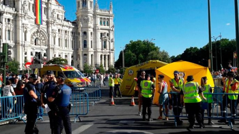 Agentes de la Policía de Madrid durante el World Pride - Policía Municipal de Madrid