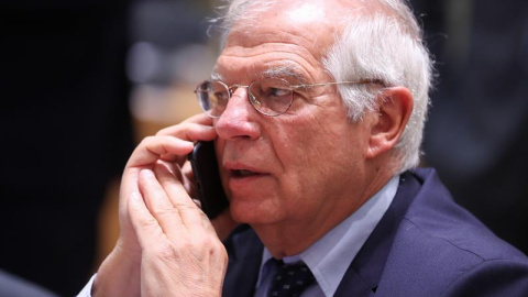 Borrell, en Bruselas este lunes. EFE/ Stephanie Lecocq