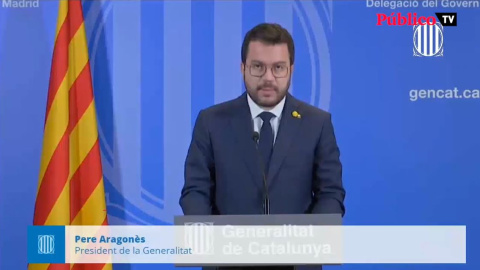 Pere Aragonès anuncia que la mesa de diálogo con el Gobierno se celebrará durante la tercera semana de septiembre en Barcelona