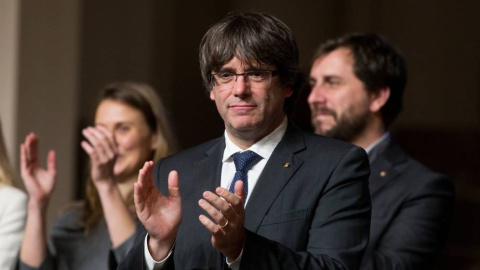 Carles Puigdemont en Bruselas. EFE/Archivo