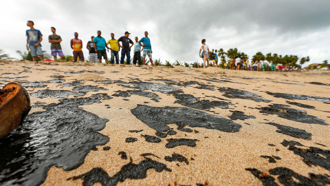 La Costa de los Corales, en Alagoas, es otra de las zonas afectadas por la marea negra. FELIPE BRASIL (FOTOS PÚBLICAS) 17/10/19