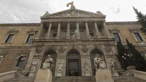 Fachada de la Biblioteca Nacional. EUROPA PRESS/Archivo