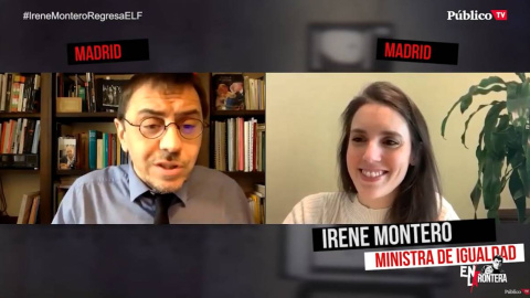 Monedero e Irene Montero