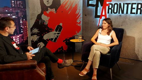 La ministra de Igualdad, Irene Montero, en el programa 'En la Frontera', de Público TV este 30 de junio de 2021.