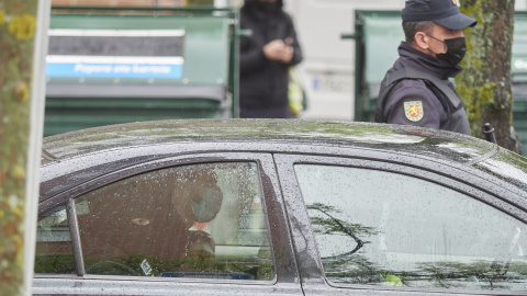 Coche de policía 27 de abril de 2021, Navarra (España).