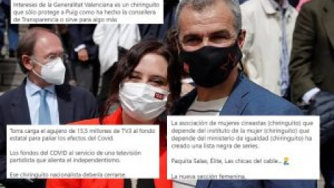 La hemeroteca tuitera le recuerda a Toni Cantó todas sus críticas a los 'chiringuitos', que hoy se le vuelven en contra