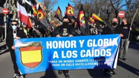 Alrededor de 300 neonazis homenajean en Madrid a la División Azul incitando a incumplir las normas sanitarias